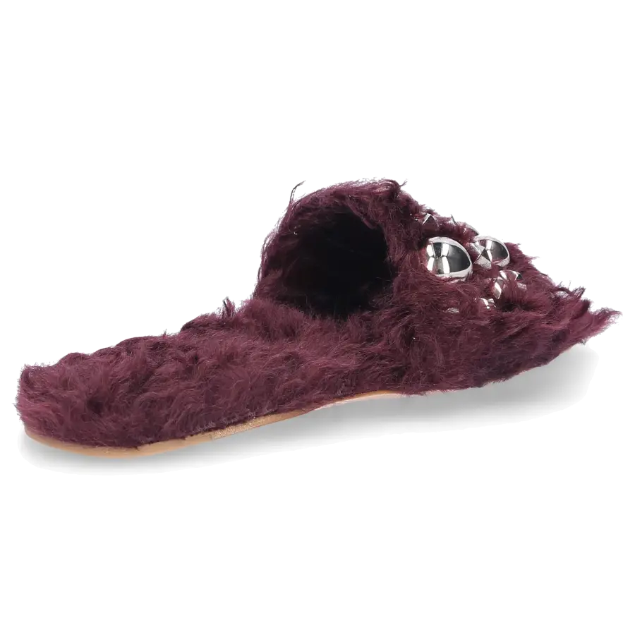 Miu Miu - Sandalen Lammfell - rot
