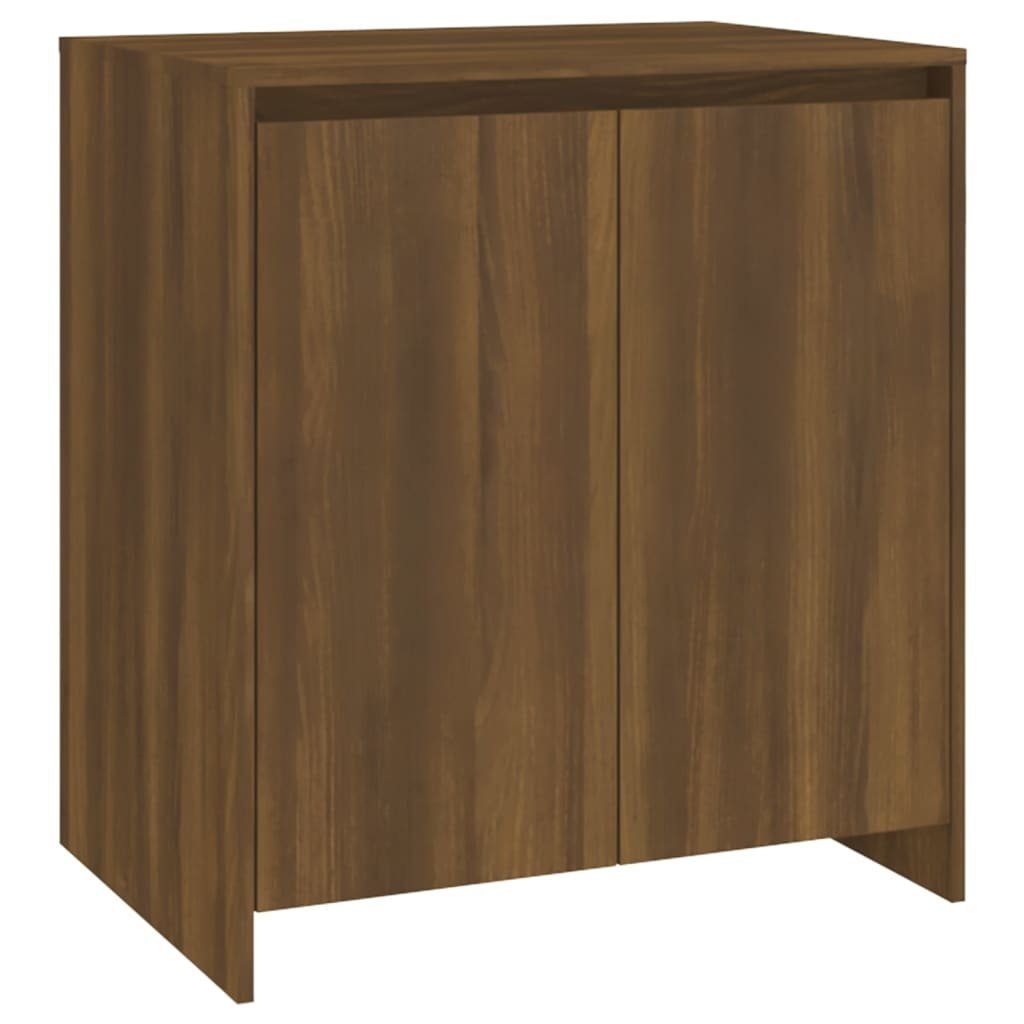 vidaXL Sideboard 3-tlg. Sideboard Braun Eichen-Optik Holzwerkstoff (3 St)