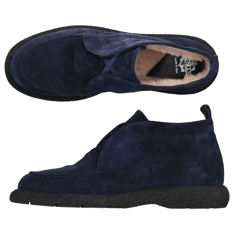 Truman's - Stiefeletten 9827 Veloursleder - blau