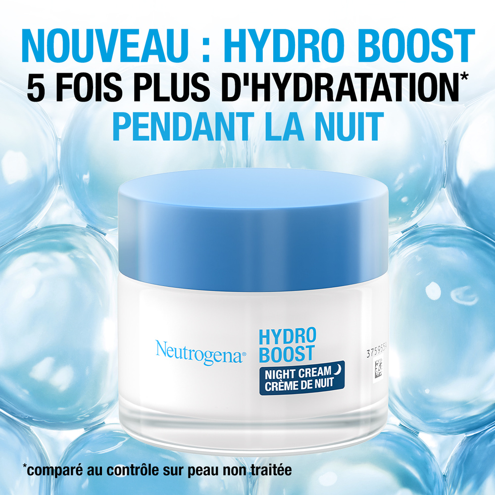 neutrogena Hydro Boost, Crème Hydratante Visage deNuit, Soin Visage, 50ml Hydratant