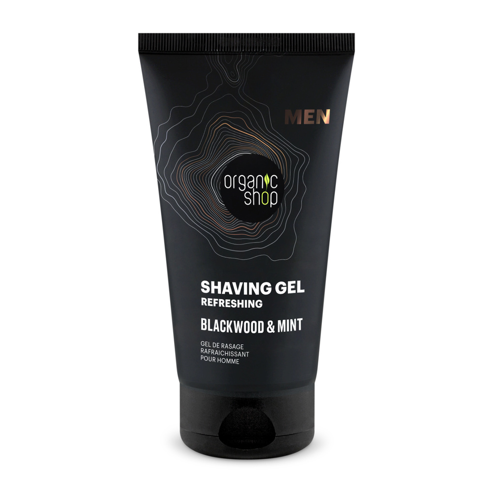 organic shop Gel de rasage rafraîchissant pour homme Gel de rasage