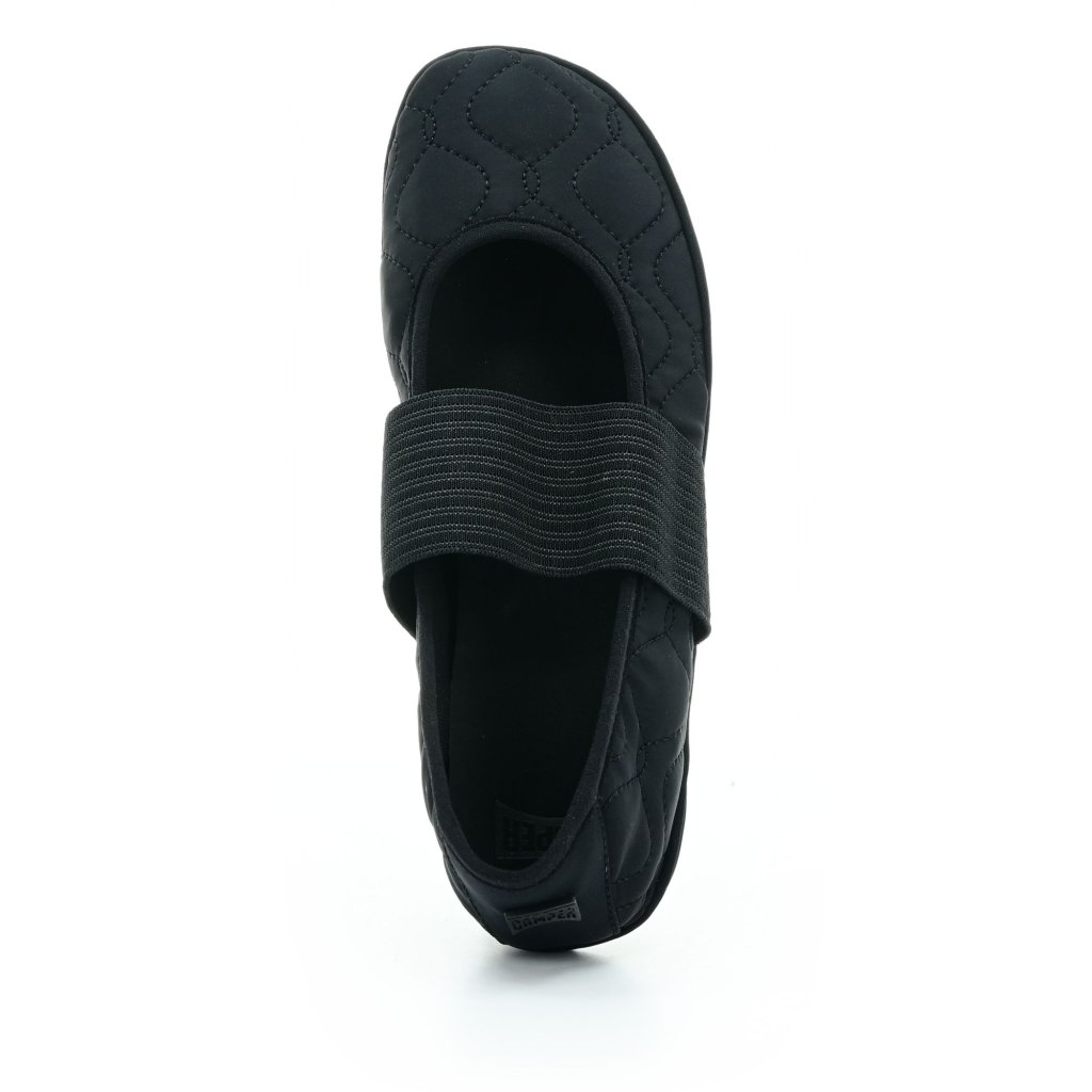 Camper Right Nina Kyle Negro Embroidery Black (K201584-002)) AD Ballerinas