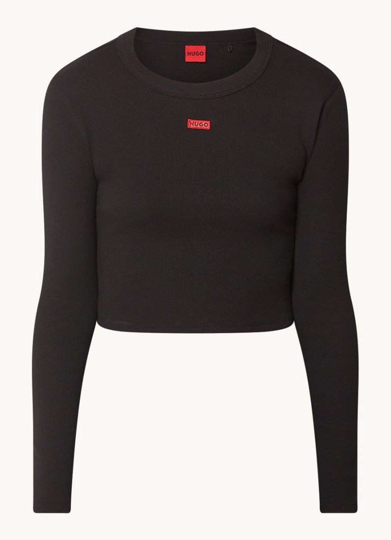 Top corto HUGO BOSS Dafilomena con logo