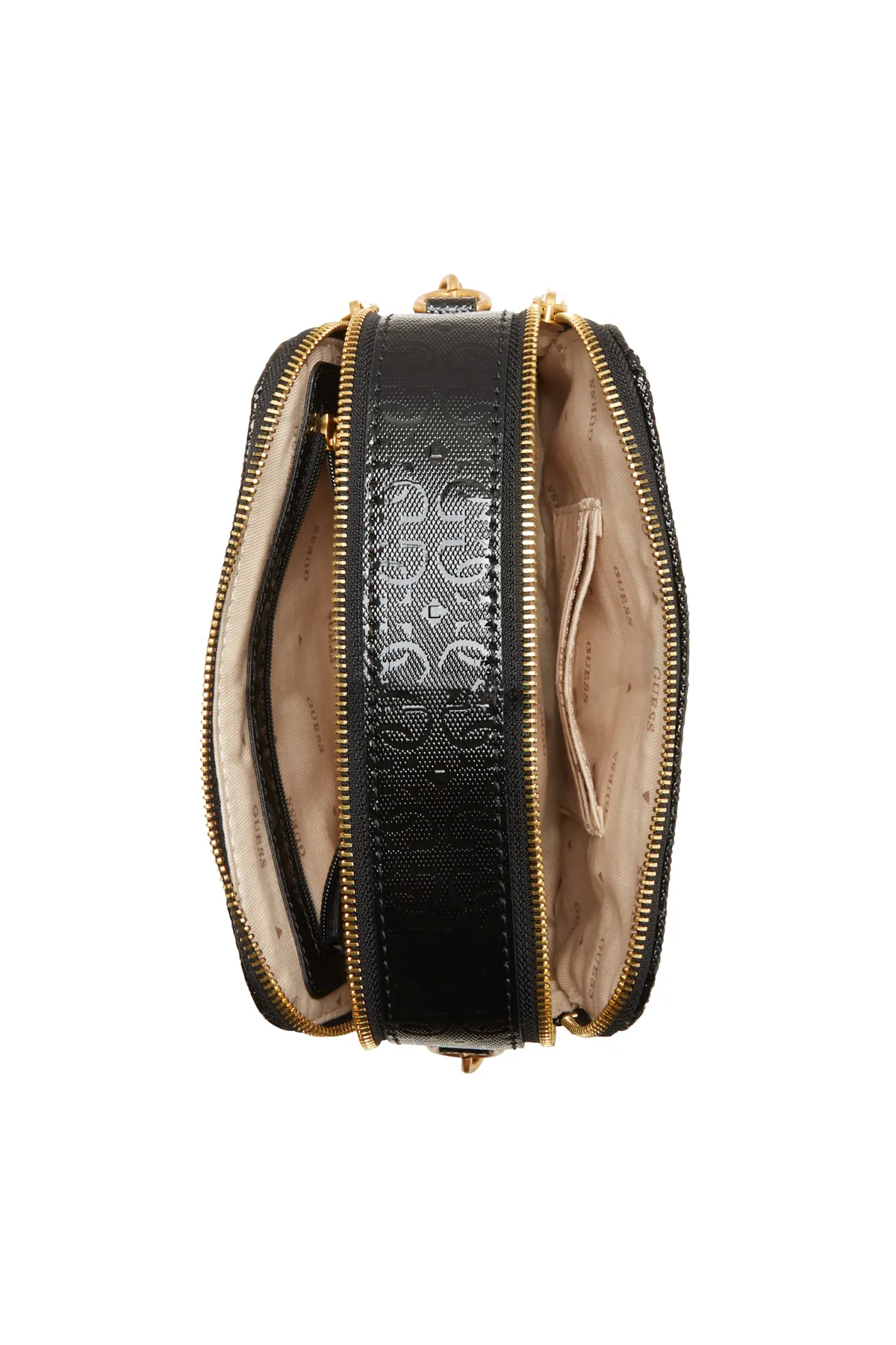 Guess  Jania Damen Umhängetasche Schwarz Hwga91-99140-bla
