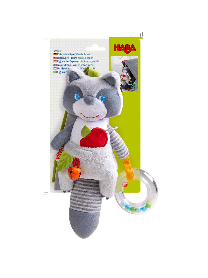 Haba Stoffpuppe Entdeckerfigur Waschbär in mehrfarbig günstig kaufen onesize