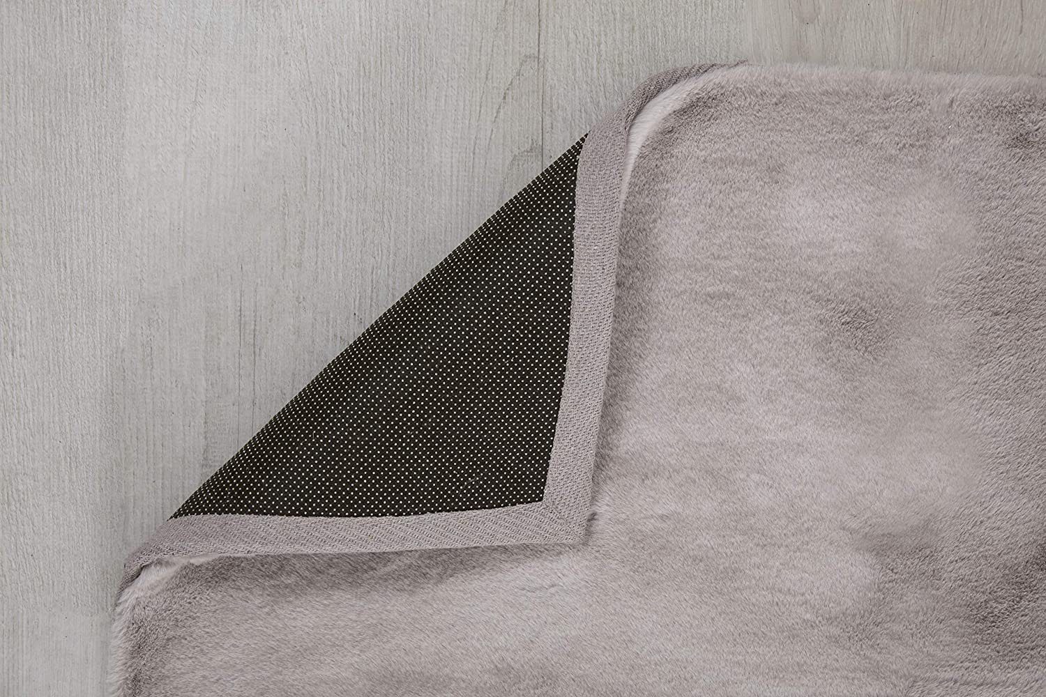 Fellteppich Stockholm, Mozato, Rechteck, Höhe: 30 mm, Fellteppich, Kuschelteppich, Kunsfell, besonders weich und flauschig, Uni Farben, Rutschsichere Rückseite