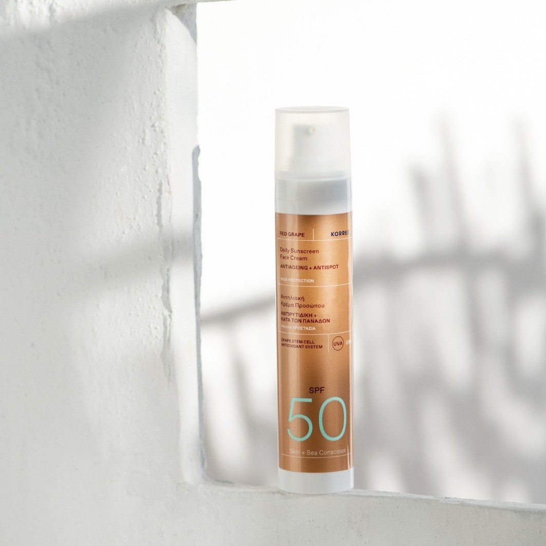 RED GRAPE fürs Gesicht SPF50 Anti-Aging + Anti-Dark-Spot
