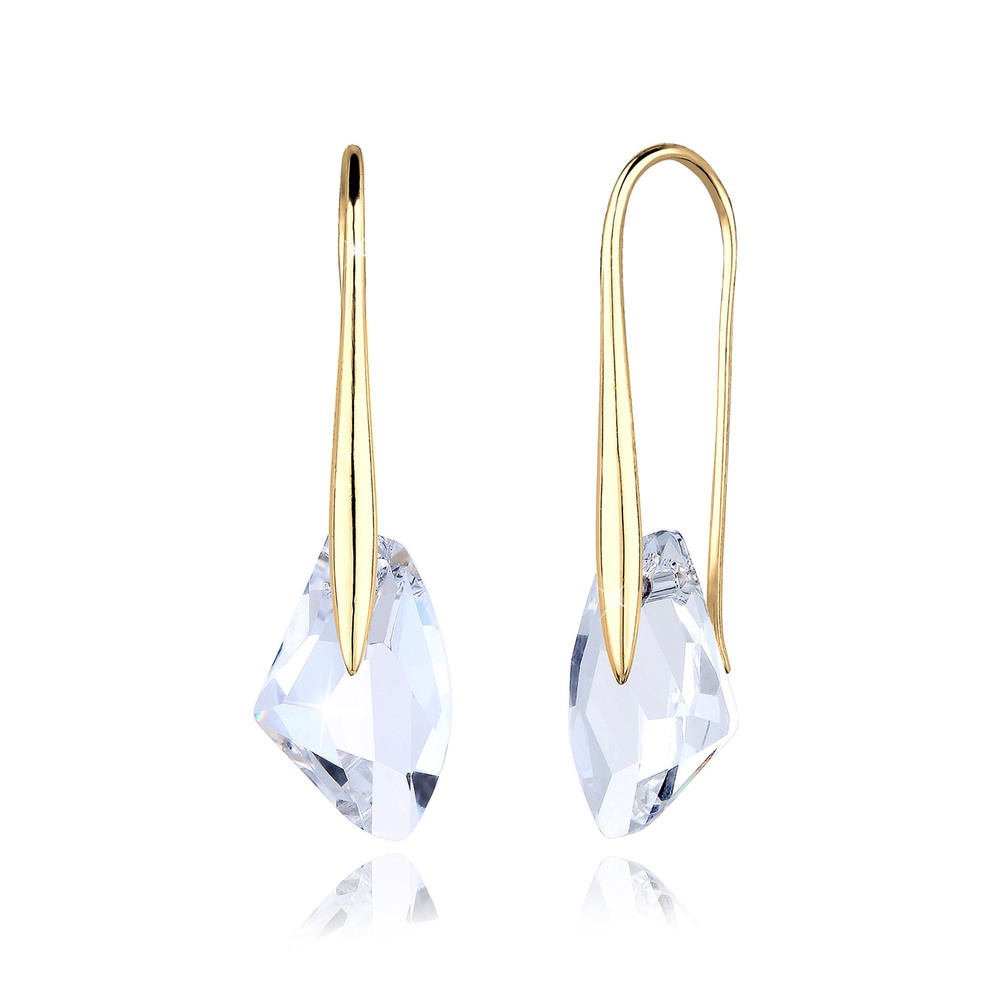 Elli Elli Boucles d'Oreilles Goutte Noble Trend avec Cristaux Boucles d'Oreilles Femme Boucles d'oreilles