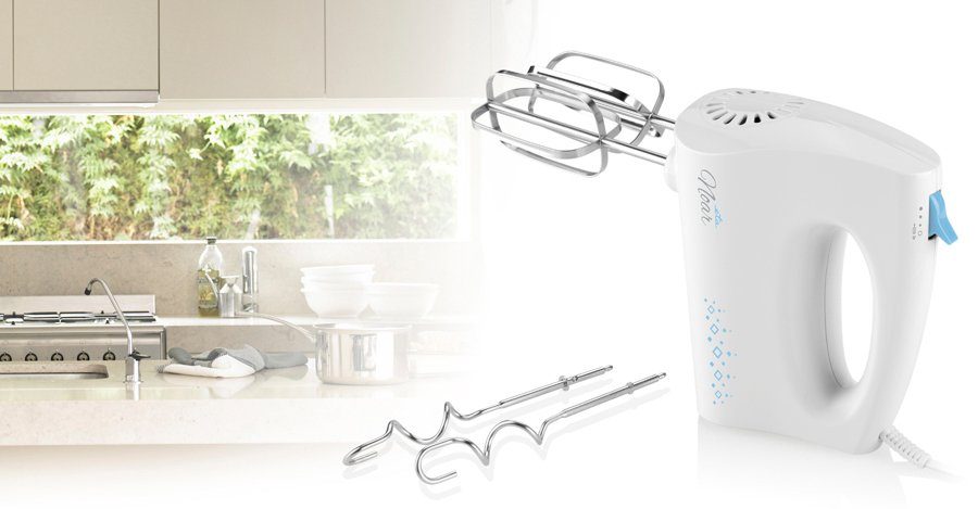 eta Handmixer Noar ETA004490000, 250 W, 2xSchneebesen, 2xKnethaken