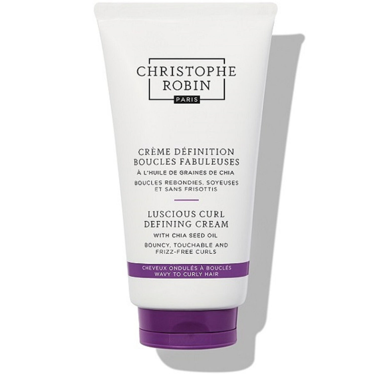 Christophe Robin Crème Définition Boucles A l'Huile de Graines de Chia 150 ml