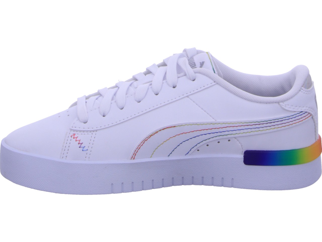 PUMA Freizeit Schnürer weiss Jada Rainbow Hues