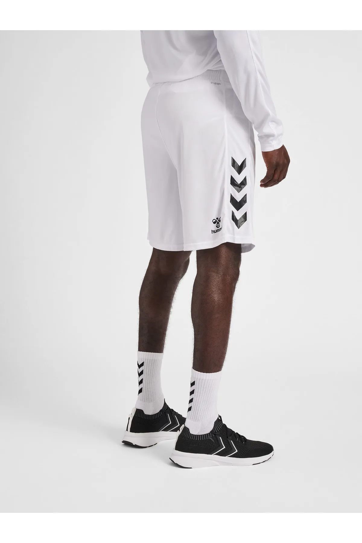 hummel  Kurze Sporthose - Weiß - Mittlerer Bund