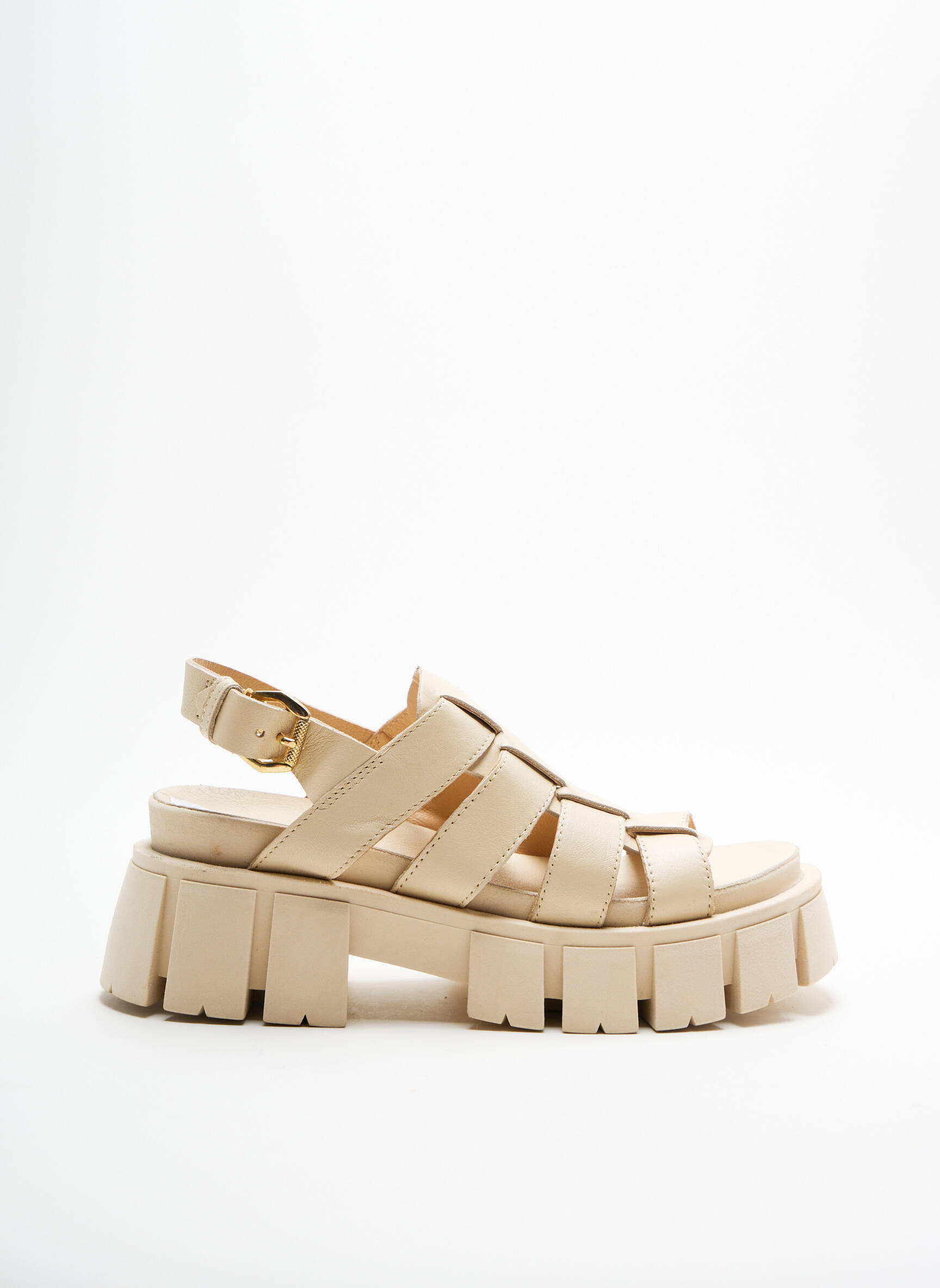 Mjus Sandales Nu Pieds Femme couleur beige
