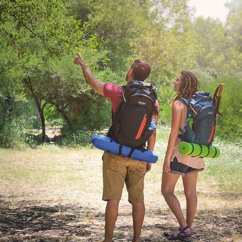 Source Adventure Pack 23+5 Black/Fiesta Rucksack