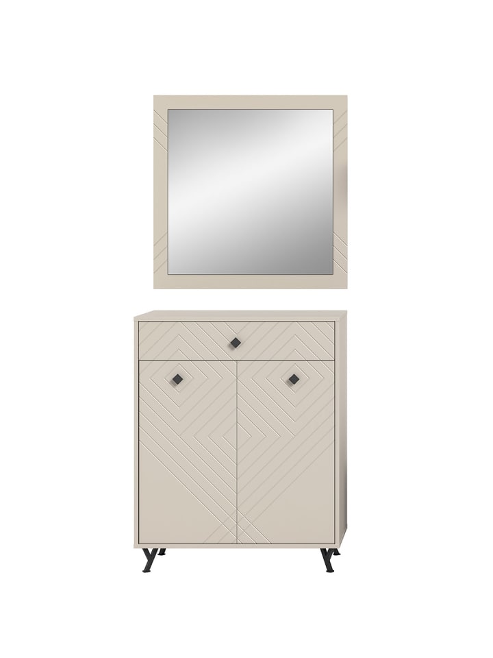 ebuy24 Garderobenmöbel Notes Beige 80 x 35 cm günstig kaufen onesize