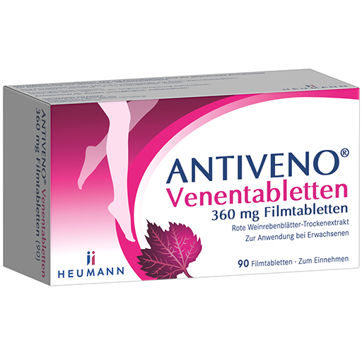 ANTIVENO Venentabletten 360 mg Filmtabletten  90 St  Filmtabletten