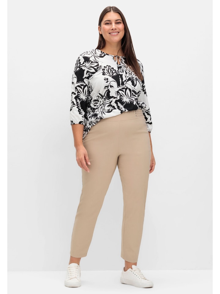 sheego Bengalin-Schlupfhose in beigefarben günstig kaufen