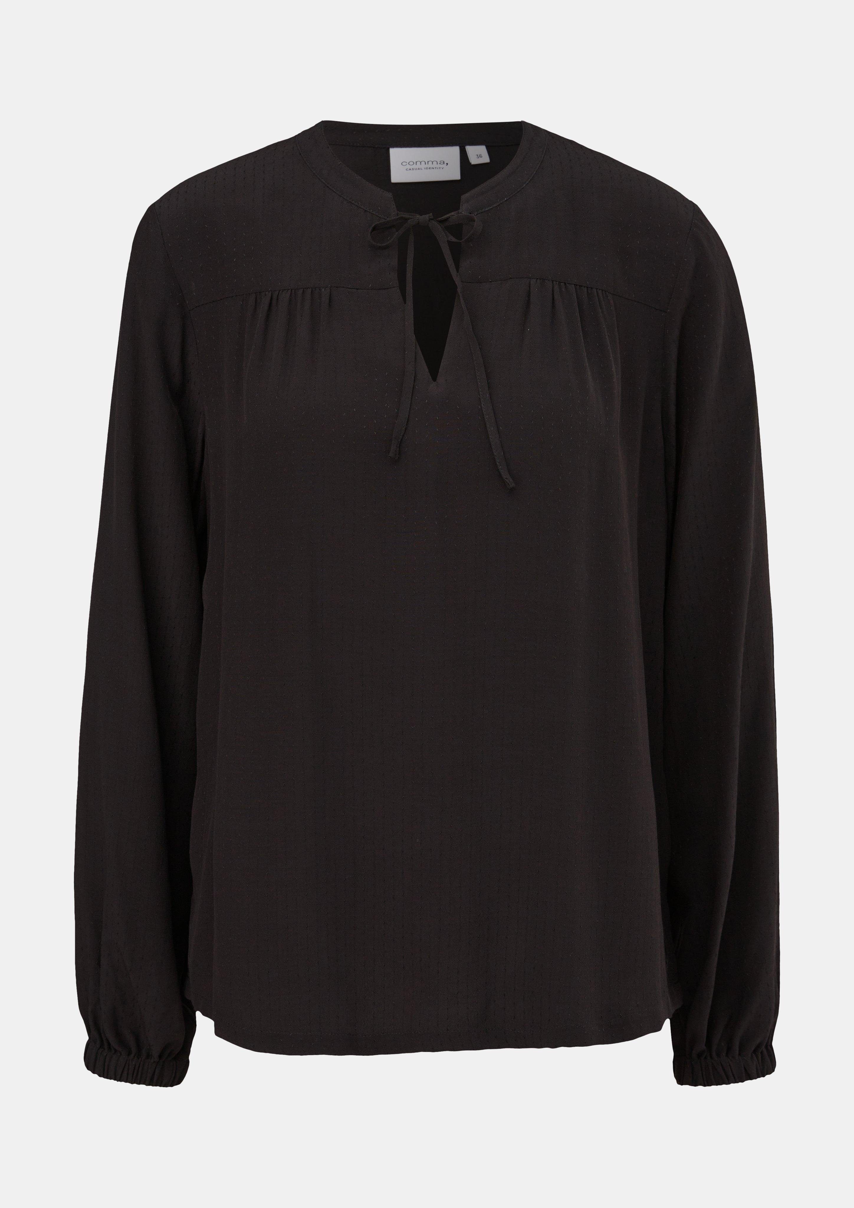 comma casual identity Langarmbluse Bluse aus Viskose