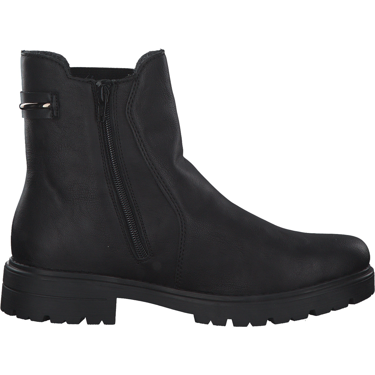 Rieker Z2852, Stiefeletten, Damen, schwarz/schwarz/schwarz