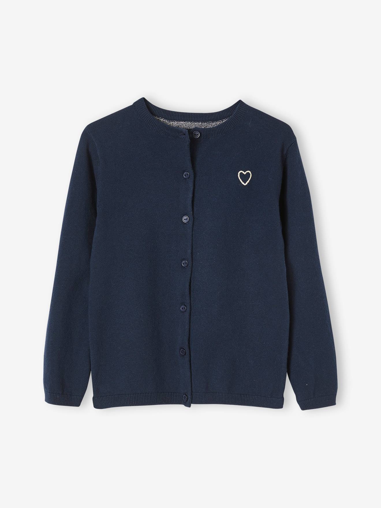 Gilet Basics personnalisable fille bleu glacier
