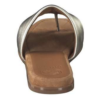 Unisa Chaco Zehentrenner in gold