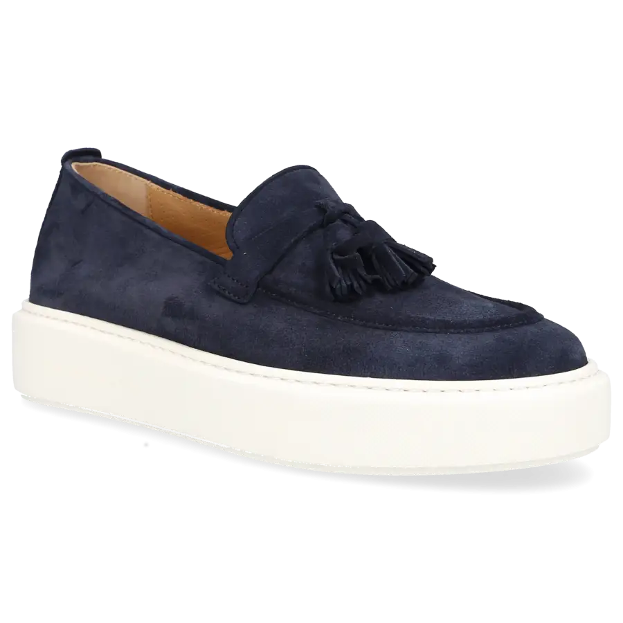 Henderson - Loafer SOFIA Veloursleder - blau