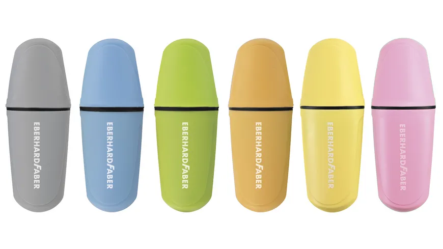 EBERHARD FABER Textmarker Mini Highlighter pastell Nr.II 6er Etui