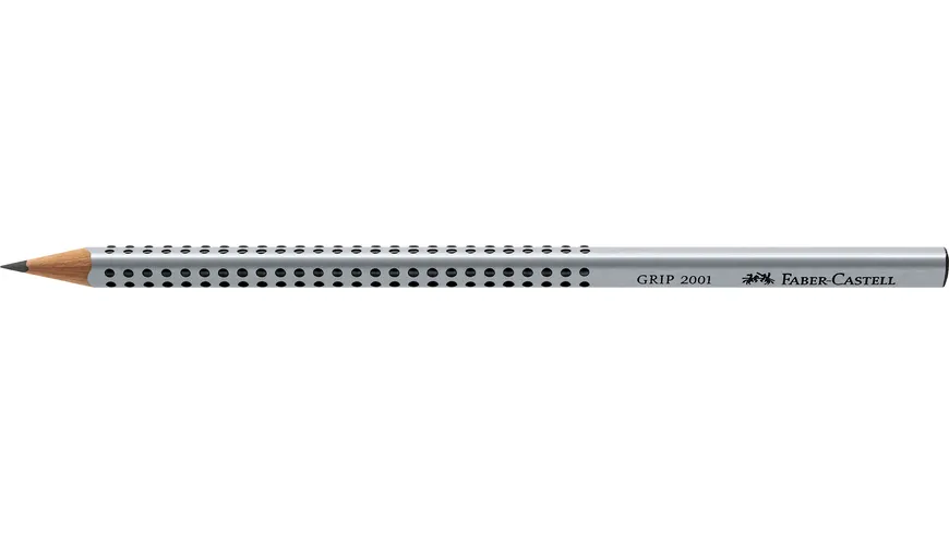 FABER-CASTELL Bleistift CASTELL GRIP 2001 Weltbleistift 2H