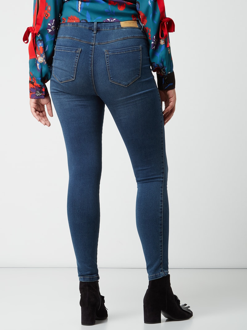 PLUS SIZE Skinny Fit Jeans mit Stretch-Anteil in bleu