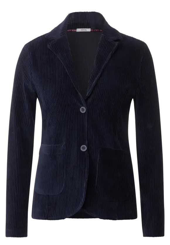 CECIL Jersey Cord Blazer