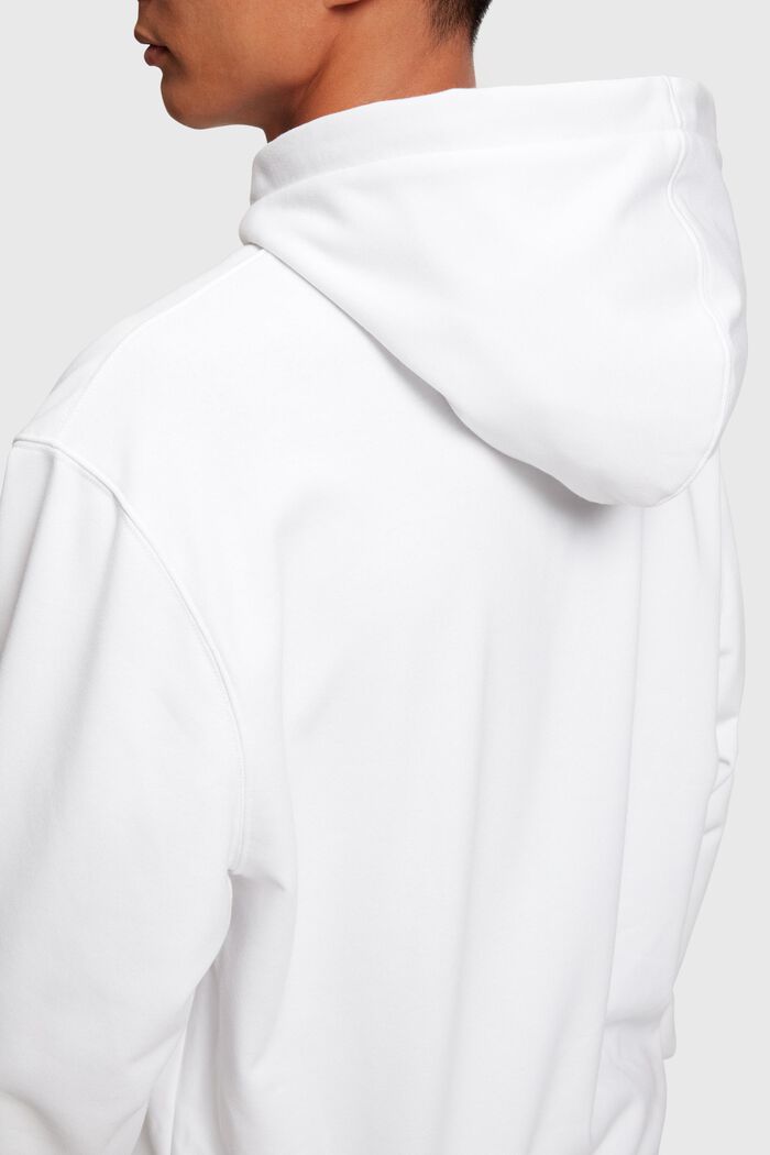 Denim Not Denim Hoodie mit Indigo Print-Detail
