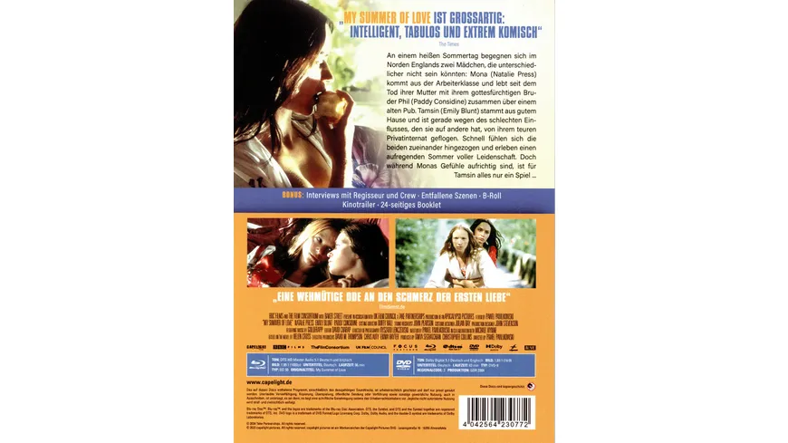My Summer of Love - 2-Disc Limited Collector's Edition im Mediabook  (Blu-ray + DVD)