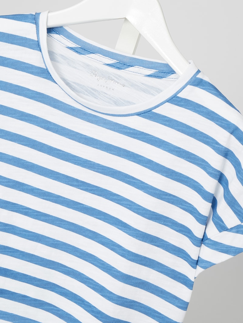 T-Shirt aus Baumwolle in weiß