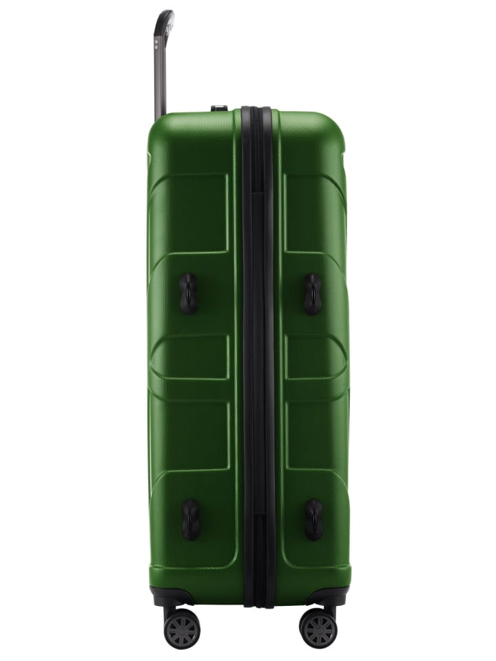 suitline Großer Reisekoffer erweiterbar XL Koffer 4 Rollen TSA 110 L in Grün günstig kaufen L
