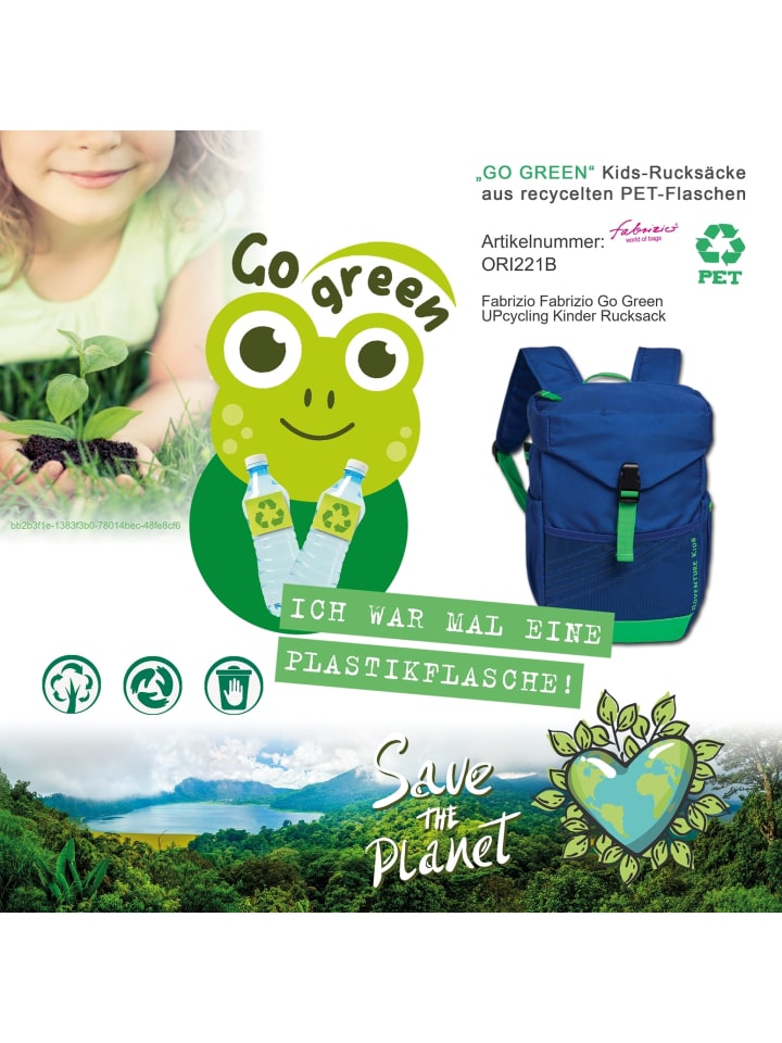 Fabrizio Kinderrucksack, Freizeitrucksack Polyester, recycelt  ca. 27cm hoch günstig kaufen onesize