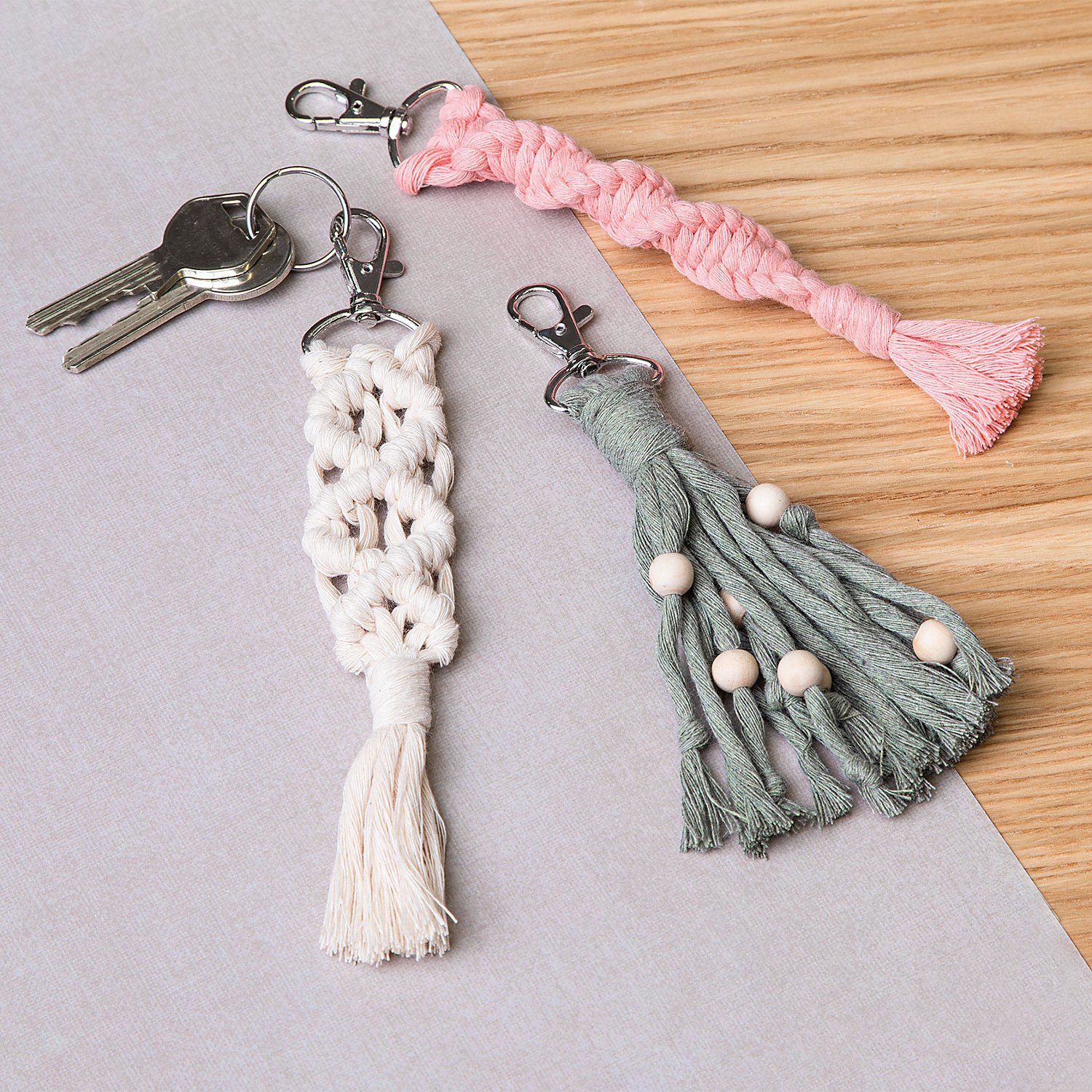 buttinette Karabinerhaken, silber, für 25 mm breite Bänder, 2 Stück