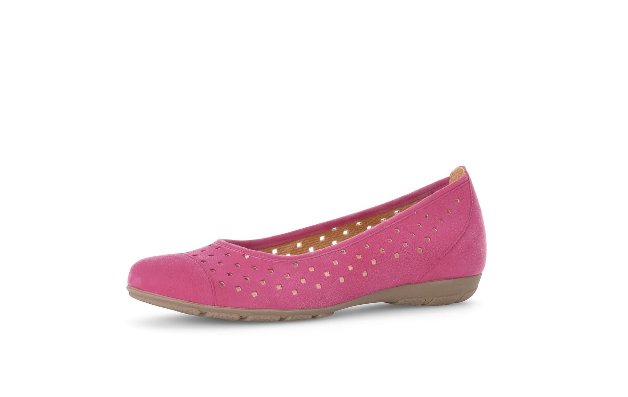 GABOR Ballerinas lila/pink Gabor Fashion sportliche Ballerinas 44.1