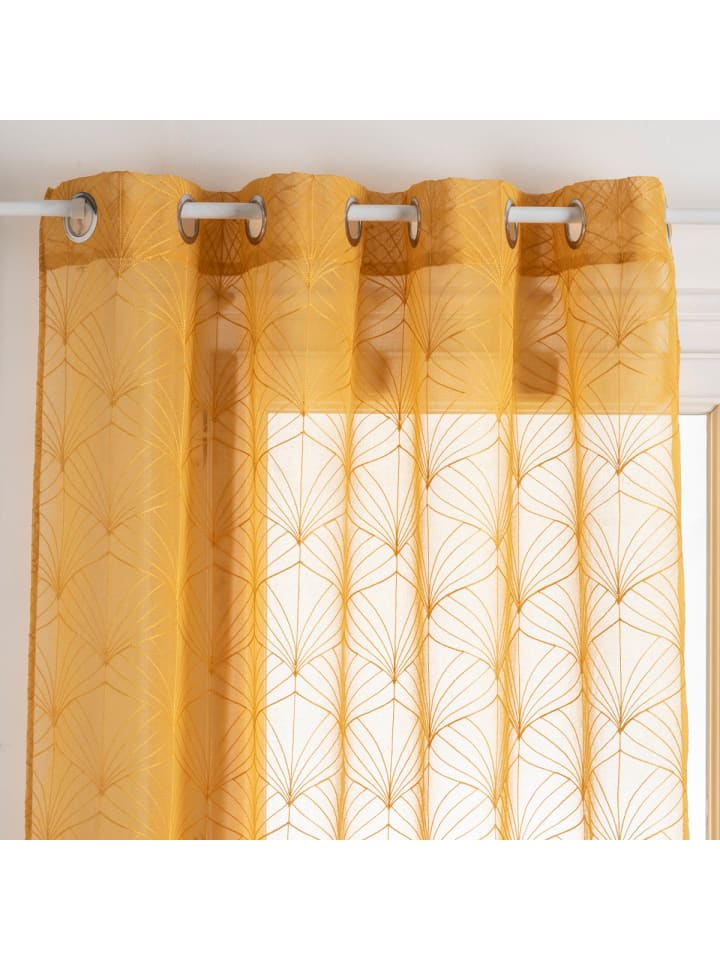 Atmosphera Créateur d'intérieur Gardine in gelb günstig kaufen onesize