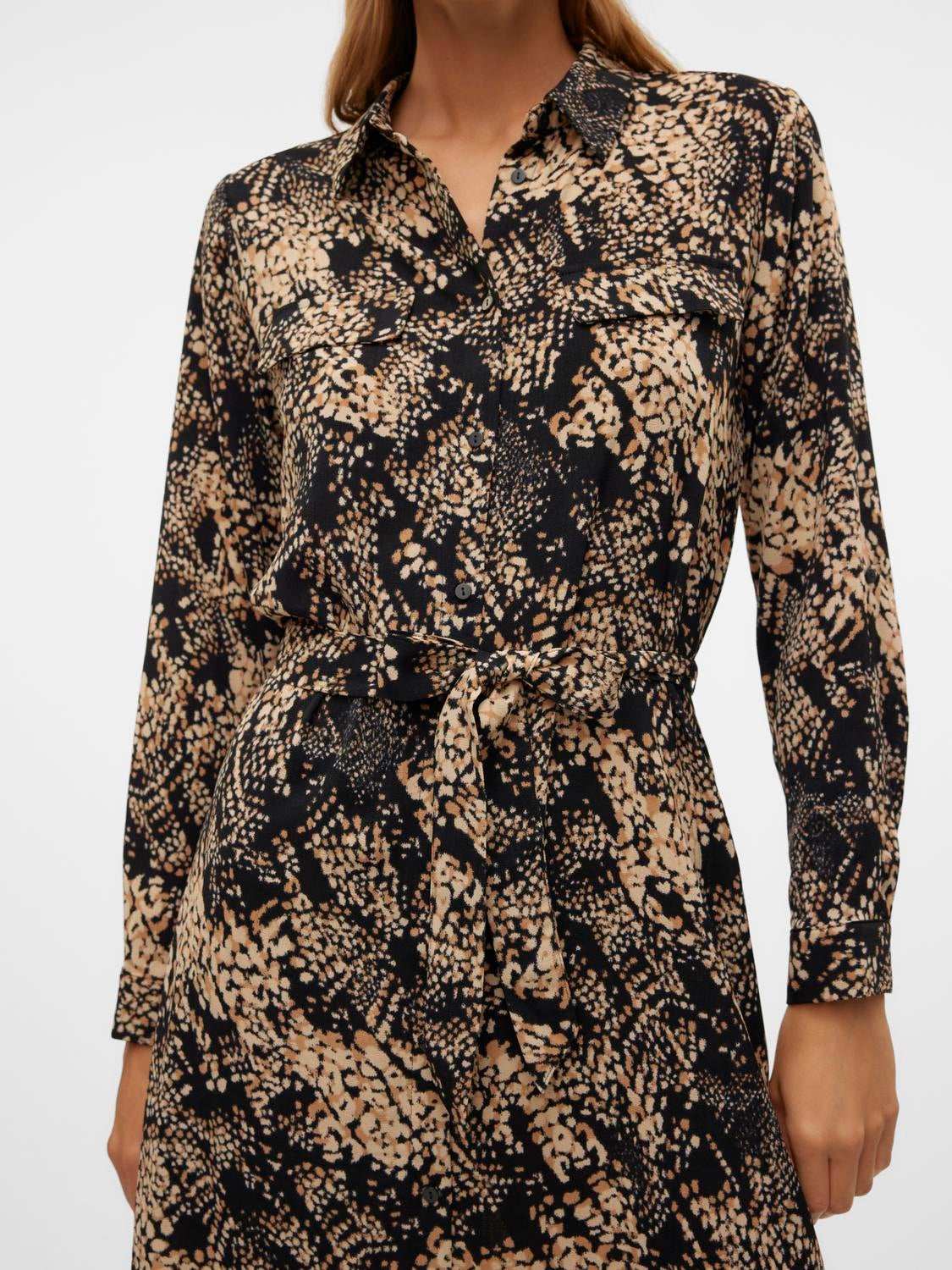 VMOFREYA Langes Kleid
