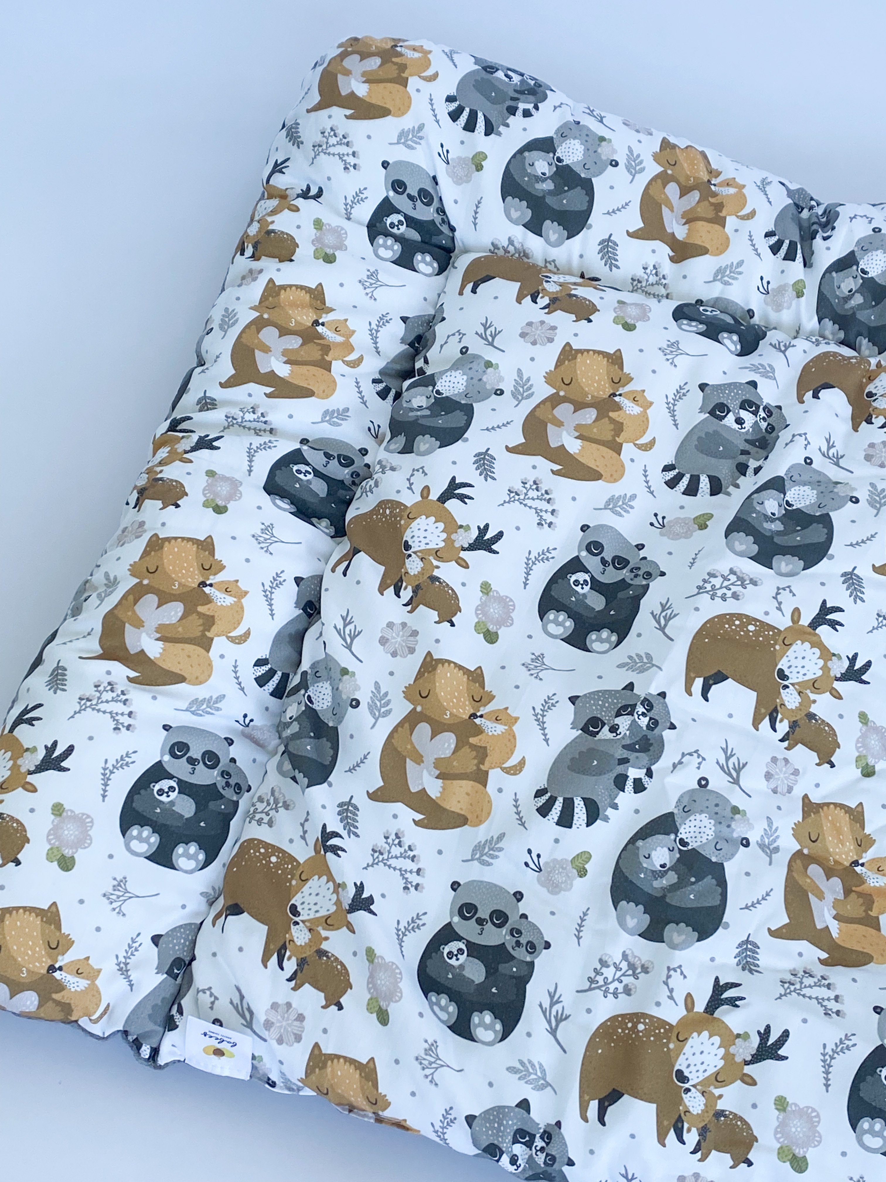 BABEES Wickelauflage Wickelunterlage für Ikea 75x75 70x50cm 100% Baumwolle Baby zweiseitig