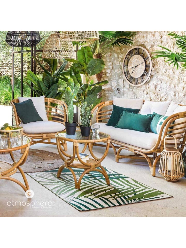 Atmosphera Créateur d'intérieur Terrassenteppich in grün günstig kaufen onesize