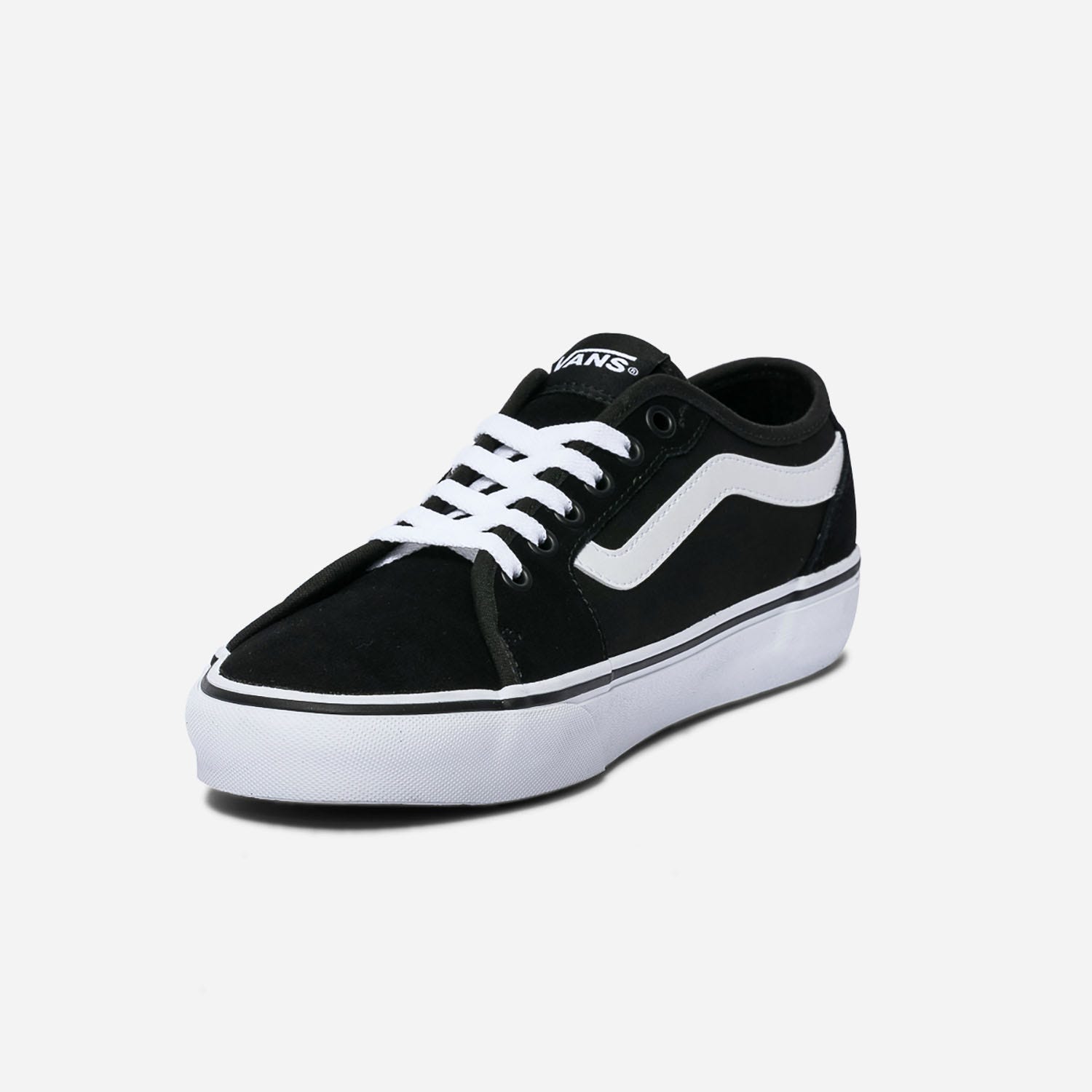 Tennis VANS noire en cuir velours et toile
