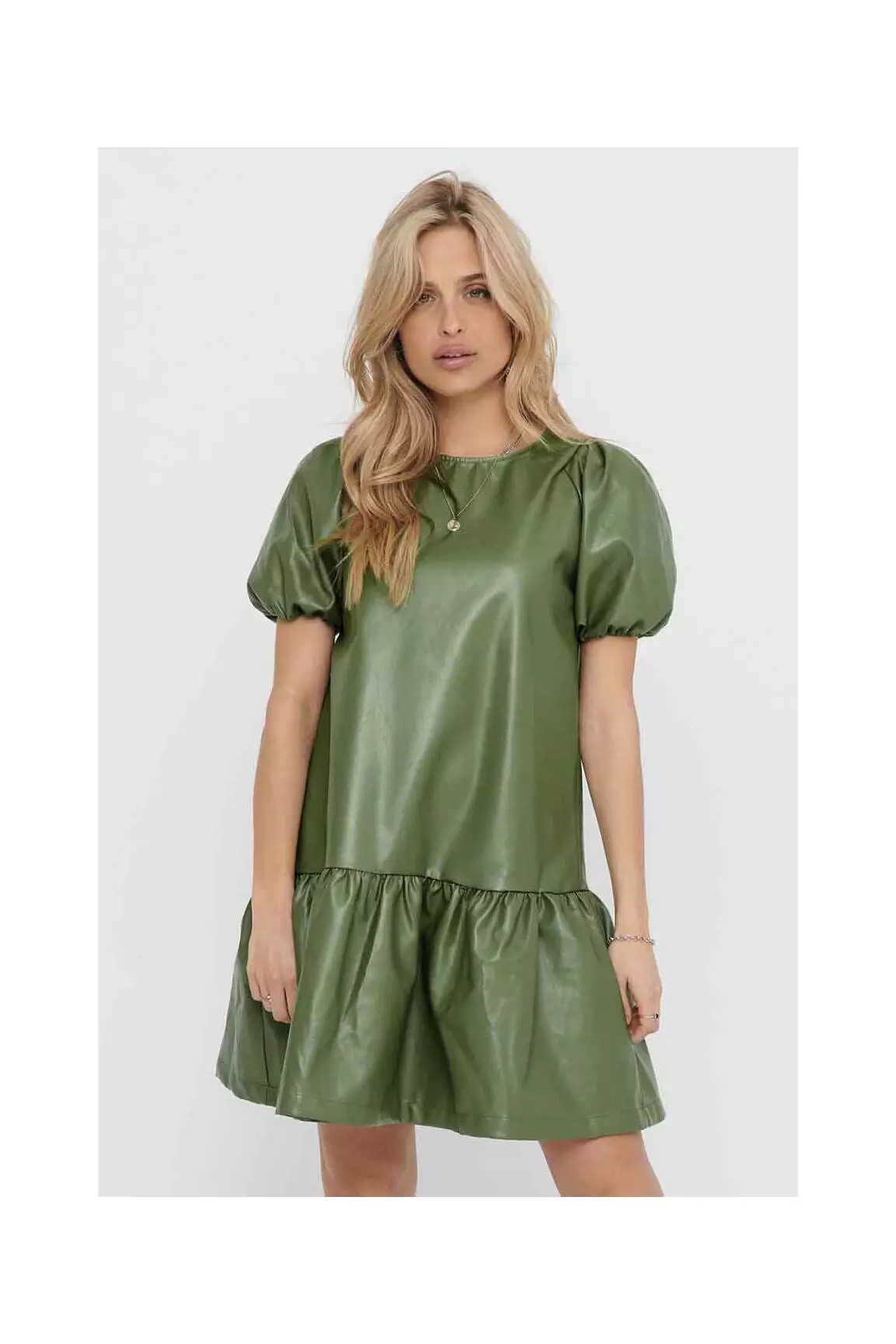 Only Robes Mi Longues Femme couleur vert