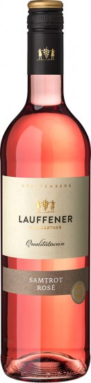 2022 Württemberger Samtrot Rosé halbtrocken - Lauffener Weingärtner