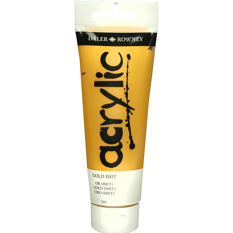 Apollo Akrylmaling 120 ml, gull