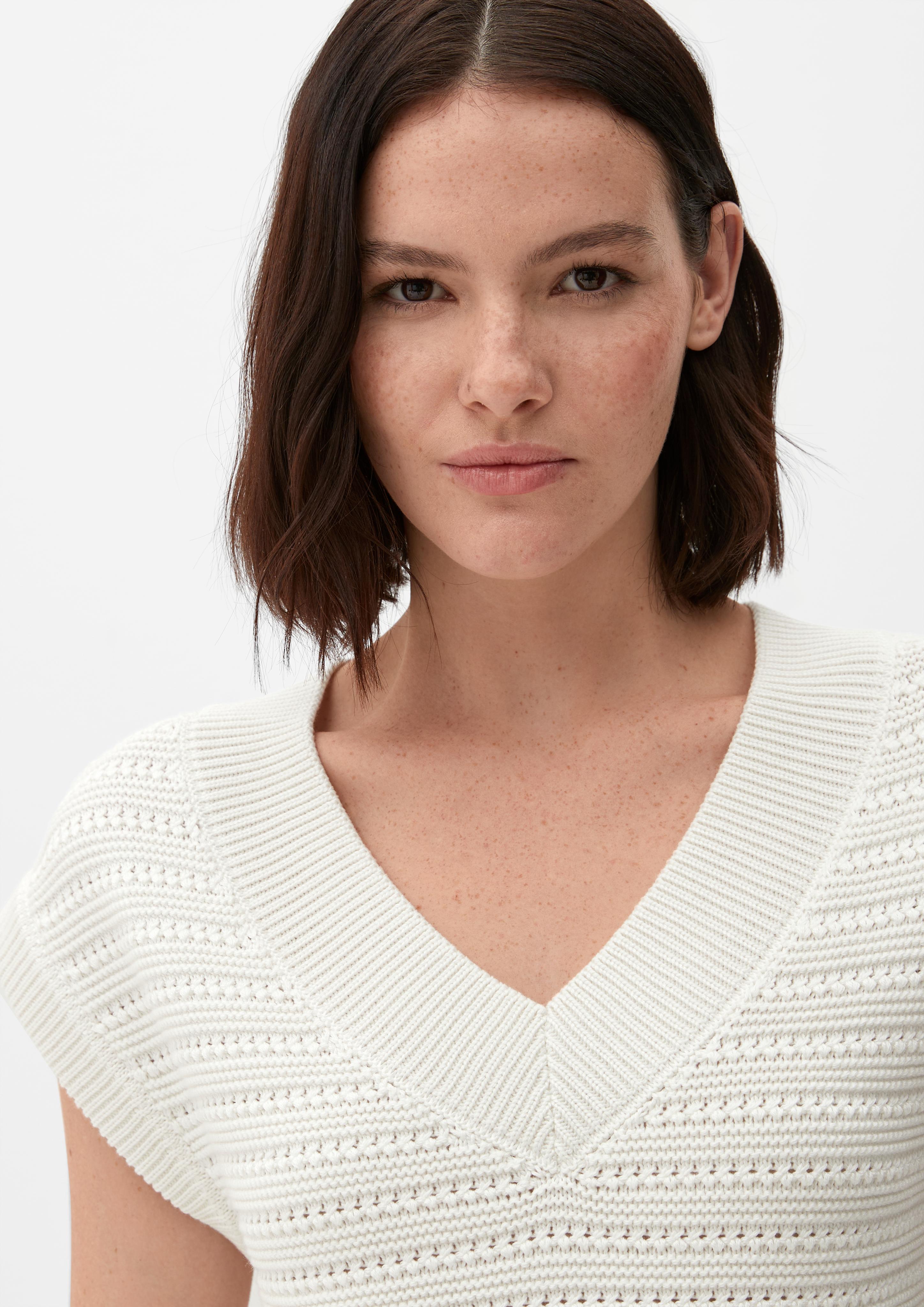 Strickpullunder mit Strukturmuster  2126962-0210