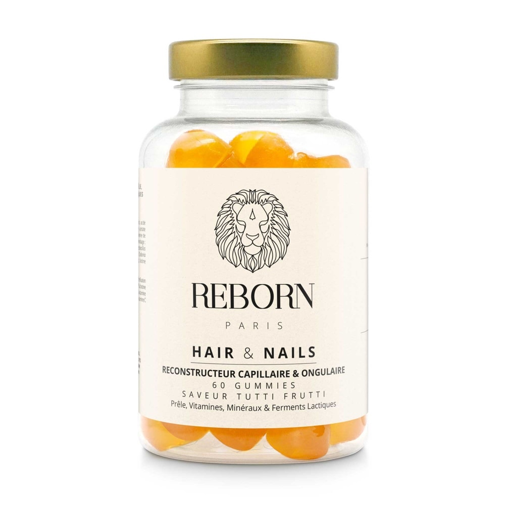 reborn Hair & Nails : Reconstructeur Capillaire & Ongulaire Complément alimentaire sous forme de gummies Beauté
