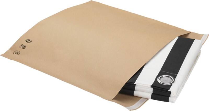 Raja Versandtasche Braun Ohne Fenster 560 x 480 mm Haftklebeverschluss 129 g/m² 150 Stück
