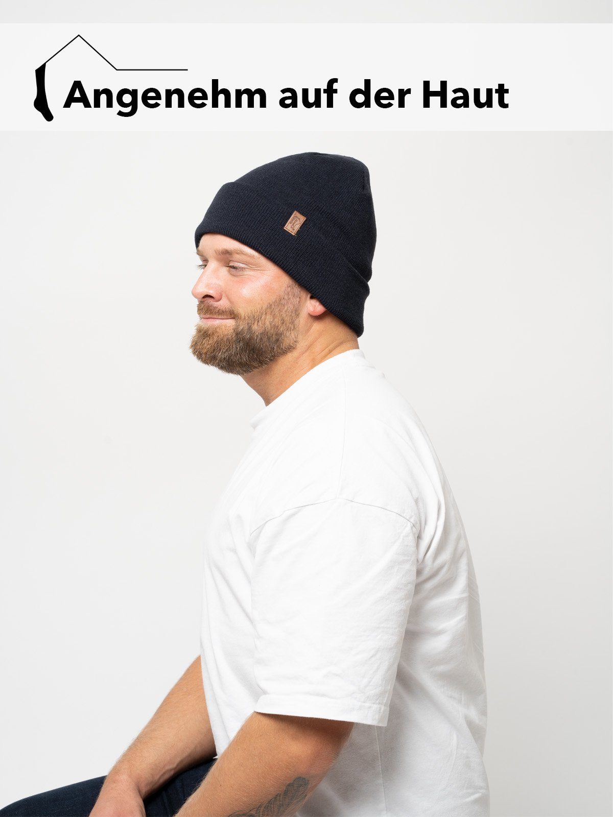 HomeOfSocks Beanie Beanie Mütze Damen Herren THINSULATE Wasserdichte Fleece Warm Winter mit Umschlag