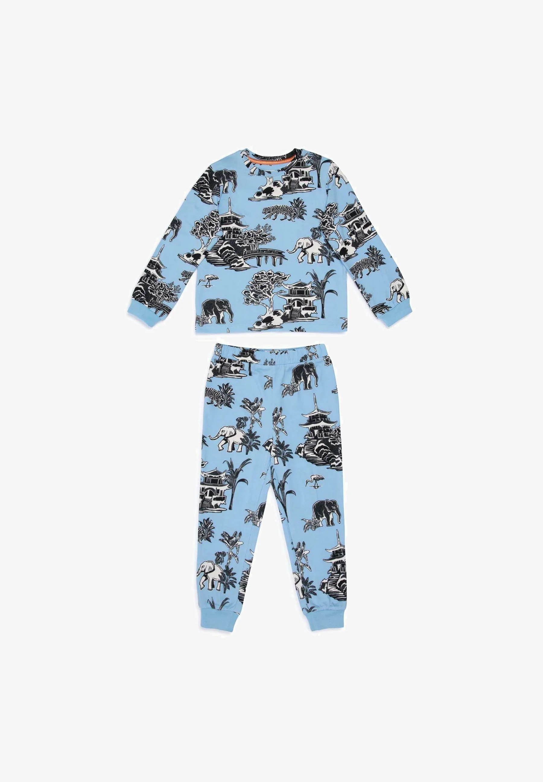 Conjunto de pijama con estampado de animales de Chelsea Peers